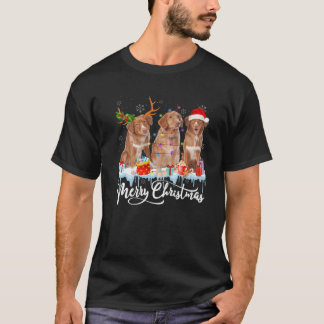Frohe Weihnachten Nova Scotia Duck Tolling Retriev T-Shirt