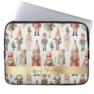 Frohe Weihnachten Nussknacker Urlaub Laptopschutzhülle
