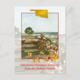 Frohe Weihnachten Oklahoma Black Mesa Personalisie