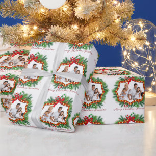 Frohe Weihnachten Oma Benutzerfoto Geschenkpapier