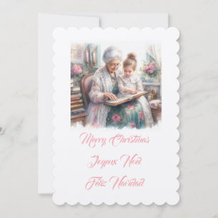 Frohe Weihnachten Oma Einladung