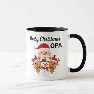 Frohe Weihnachten OPA Geschenk Tasse
