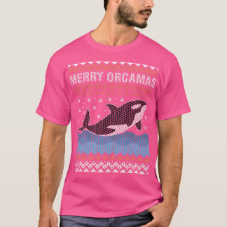 Frohe Weihnachten Orca Whale Ugly Weihnachten als T-Shirt