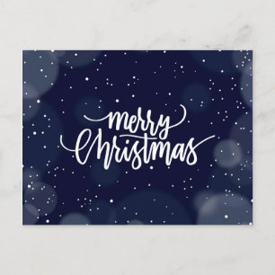 Frohe Weihnachten Original Blue Holiday Card