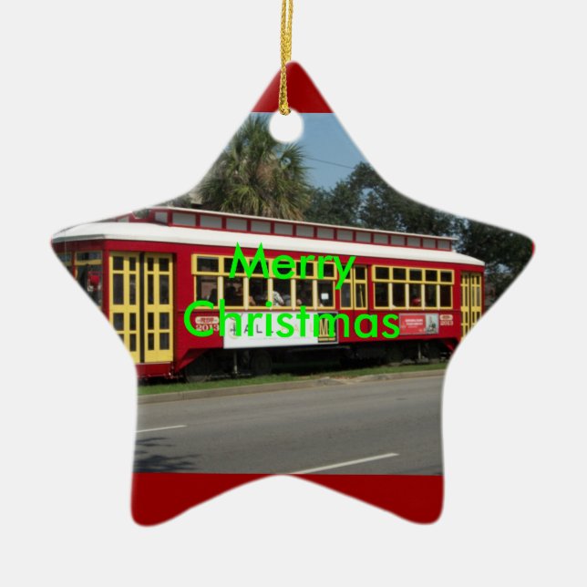 Frohe Weihnachten Ornament (Vorne)
