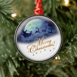 Frohe Weihnachten Ornament Aus Metall