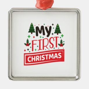 Frohe Weihnachten Ornament Aus Metall