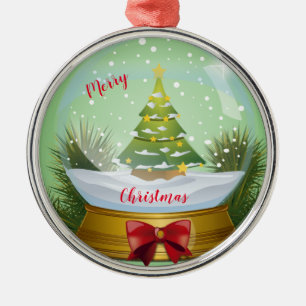 Frohe Weihnachten Ornament Aus Metall