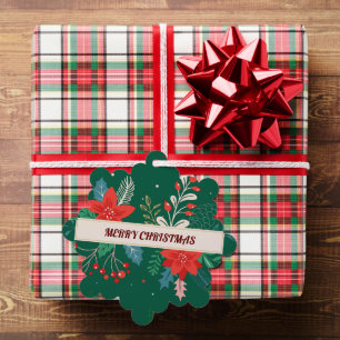 Frohe Weihnachten Ornament Karte