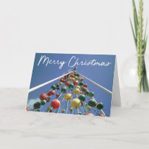 Frohe Weihnachten - Ornament Tree Card