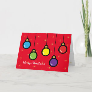 Frohe Weihnachten Ornamente Goldener Stern Gruß Karte