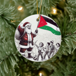 Frohe Weihnachten, Palästina: Nur für Einheit Orna Keramik Ornament