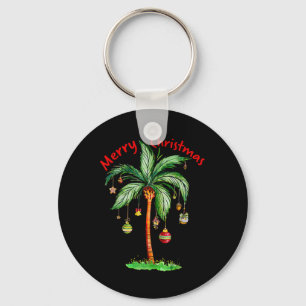 Frohe Weihnachten Palmenbaum Hawaii Hawaiianisch T Schlüsselanhänger