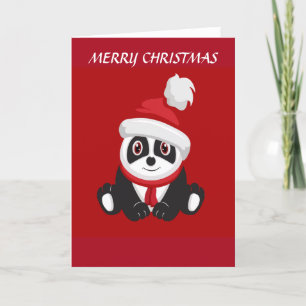 Frohe Weihnachten Panda Bear