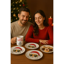 🎄 Frohe Weihnachten Papier Teller | Festliche Fei
