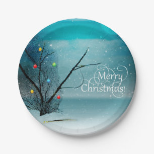 Frohe Weihnachten - PapierTeller 7"