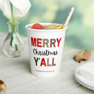 Frohe Weihnachten Pappbecher