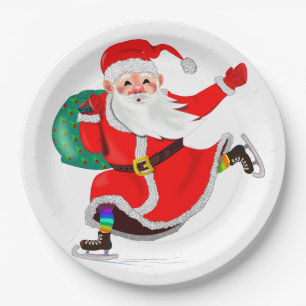Frohe Weihnachten Pappteller