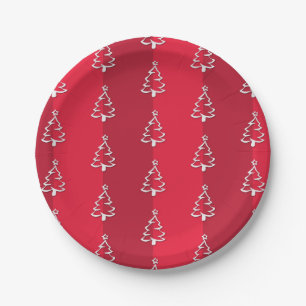 Frohe Weihnachten Pappteller