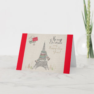 Frohe Weihnachten Paris Design