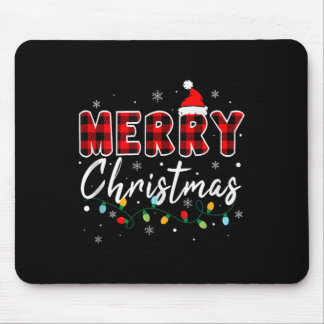 Frohe Weihnachten passende Familien-Pyjamas Santa Mousepad
