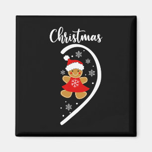 Frohe Weihnachten passende Weihnachts-Pyjama Schwa Magnet