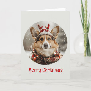 Frohe Weihnachten Pembroke Welsh Corgi Dog