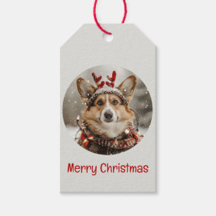 Frohe Weihnachten Pembroke Welsh Corgi Dog Geschenkanhänger