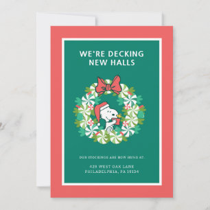 Frohe Weihnachten Peppermint Holiday Wreath