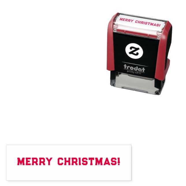 Frohe Weihnachten Permastempel (Beispiel)