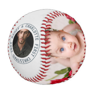 Frohe Weihnachten Personalisiert eines von einem F Baseball