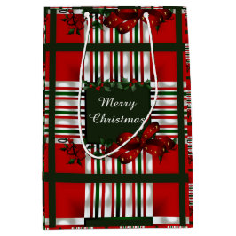 Frohe Weihnachten Personalisiert Mittlere Geschenktüte