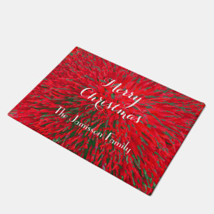 Frohe Weihnachten Personalisierte Namens Türmatte 