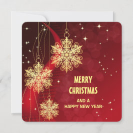 "Frohe Weihnachten" Personalisierte Postkarte