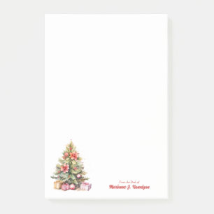 Frohe Weihnachten Personalisierten Text Weihnachts Post-it Klebezettel