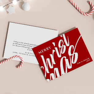 Frohe Weihnachten Personalisierter Name Modern Bol