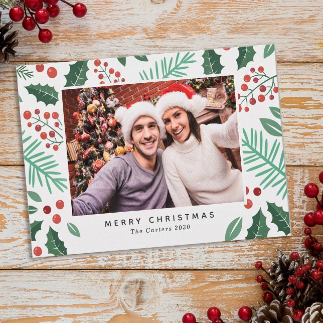 Frohe Weihnachten Personalisiertes Foto Gruß (Von Creator hochgeladen)