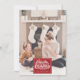 Frohe Weihnachten Personalisiertes Foto Hirsch Idy