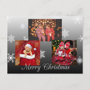 Frohe Weihnachten Personalisiertes Foto Postkarte