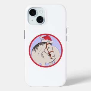 Frohe Weihnachten Pferd Case-Mate iPhone Hülle