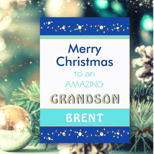 Frohe Weihnachten phantastisch Grandson-Karte