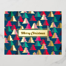 Frohe Weihnachten Pine Aquamarin. Personalisiert.