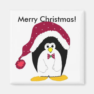Frohe Weihnachten Pinguin - Magnet