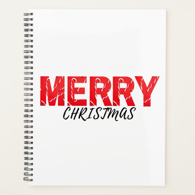 Frohe Weihnachten Planer (Vorderseite)
