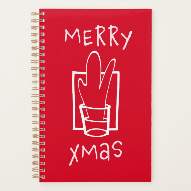 Frohe Weihnachten Planer (Vorderseite)