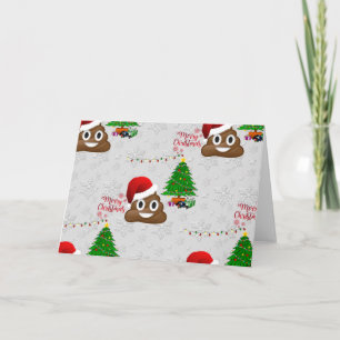 frohe Weihnachten Poo Emoji