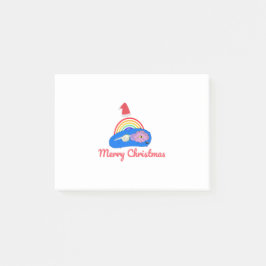 Frohe Weihnachten - Positive Energie - Regenbogen Post-it Klebezettel