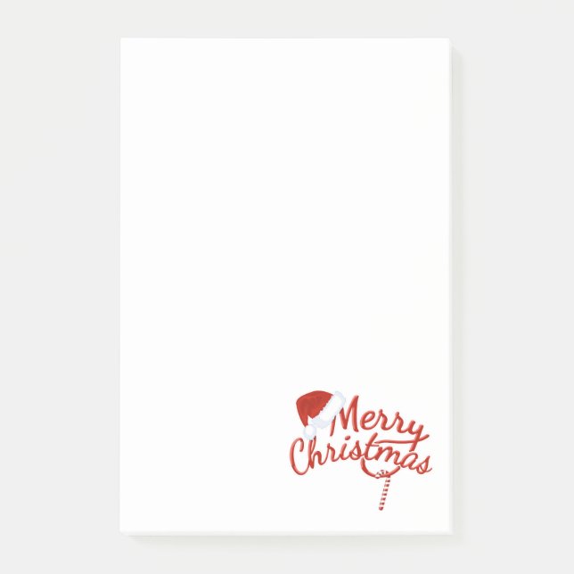 Frohe Weihnachten Post-it Klebezettel (Vorderseite)