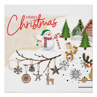 Frohe Weihnachten Poster