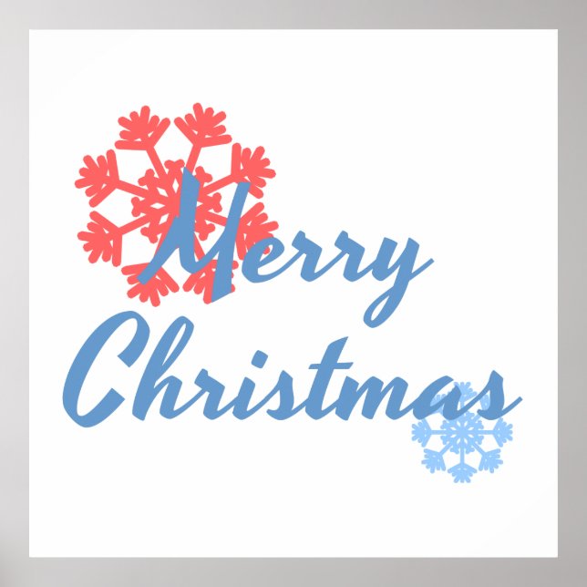 Frohe Weihnachten Poster (Vorne)